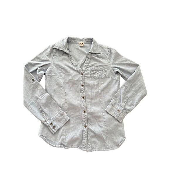 Girl Krazy kids chambray Long sleeve shirt size S - Picture 3 of 9
